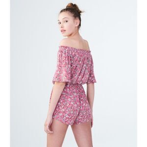 NEW Aeropostale Floral Romper Womens Size XS